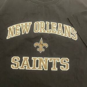 New Orleans Men XL‎ Saints NFL Athletic Team Apparel T Shirt Black Short Sleeve